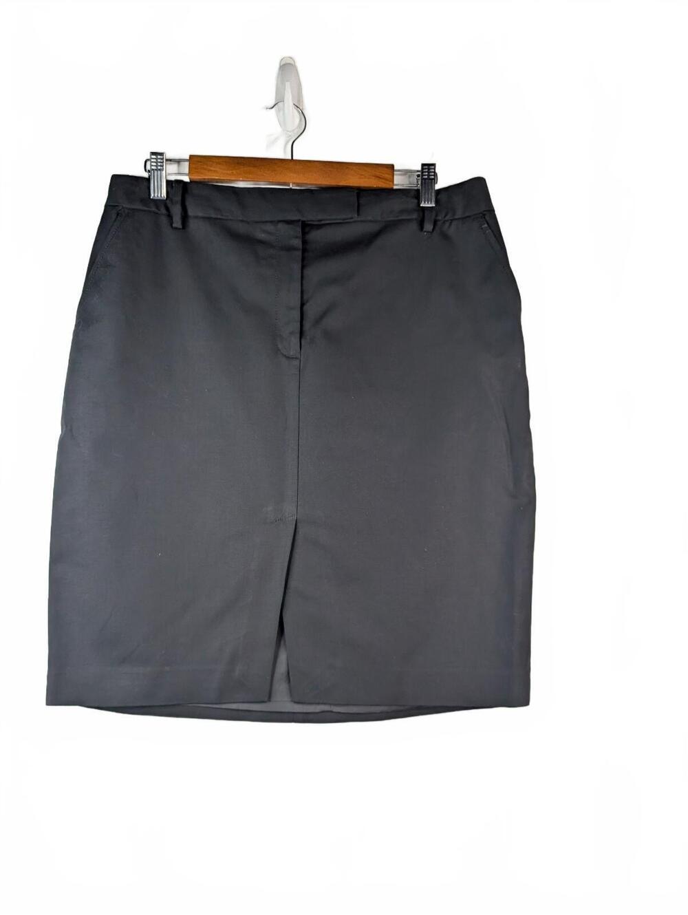 Tahari Classic Black Pencil Skirt Size 14